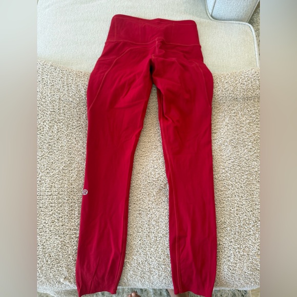 lululemon athletica Red Leggings - Picture 1 of 3